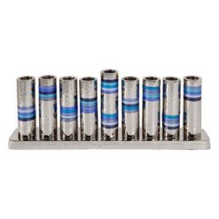 Channukia Nickel Hammer work blue rings
