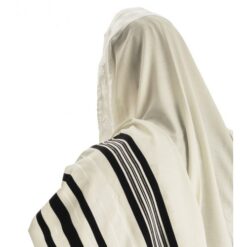 Regular Wool Tallit Black