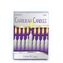White Chanukah Candles