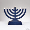 Go Menorah LED™ Battery Matt Navy - Light It Anywhere