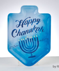 Sapphire Collection Dreidel Shaped Melamine Serving Tray