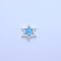 Opalite Star Silver Pendant