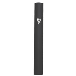Black / Silver Aluminium Mezuzah 10cm