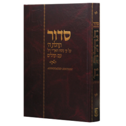 Siddur Annotated Hebrew with English Instructions Chazan Size 7x11