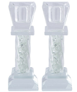 Mini Elegant Crystal Candlesticks 11.5cm