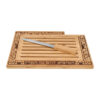 Wood Challah Tray With Knife