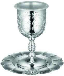 Kiddush Cup with Saucer