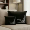 Velvet Talit Tefilin set Dark Blue embroidery