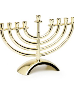 Classic Gold Plated Menorah
