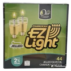 EZ Light Jelled Olive Oil Chanukah Candles