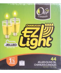 EZ Light Jelled Olive Oil Chanukah Candles