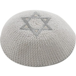 Kippah Knitted Star OF David