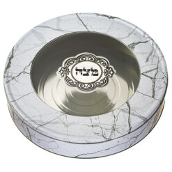 Round Tin Matzah Box 34cm