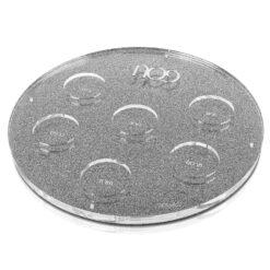 Lucite Silver Glitter Seder Plate