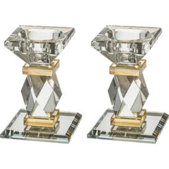 Crystal Elegant Candlesticks 10cm