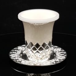 Silver Plated "Rhombuses" Kiddush Cup
