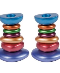 Pebbles Colourful Candlesticks