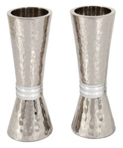 Nickel Hammer Work Candle Sticks