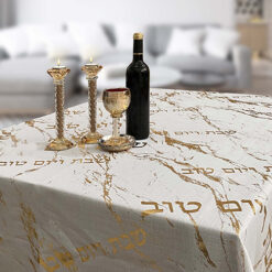 Modern Gold Tablecloth - 140x280cm