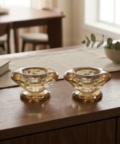 Gold Diamond Candlesticks