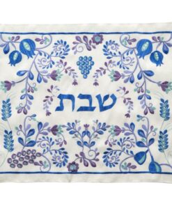 Blue Grapevine Challah Cover